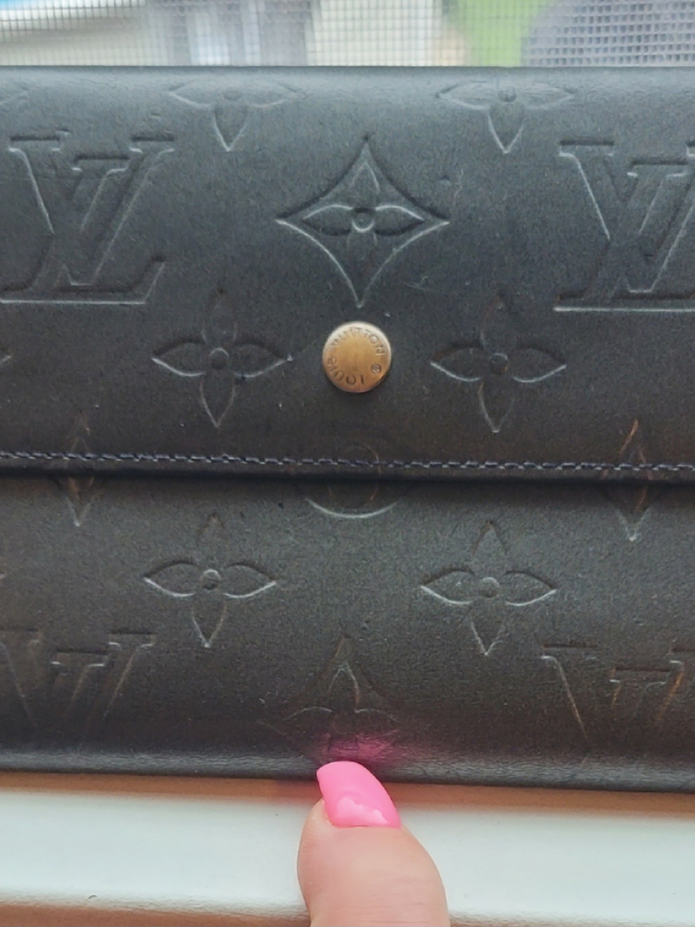 Louis Vuitton Vintage Monogram Mat Portefeuille Sarah Wallet - Picture 3 of 12